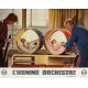 THE BAND French Lobby Card N01 - 9x12 in. - 1970 - Louis De Funes, Serge Korber