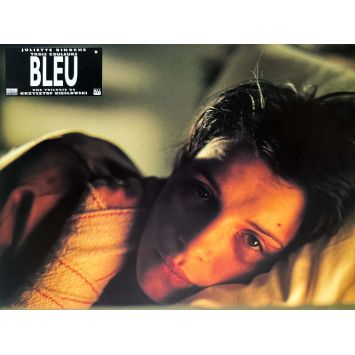 THREE COLORS - BLUE French Lobby Card N03 - 9x12 in. - 1993 - Juliette Binoche, Krzysztof Kieslowski