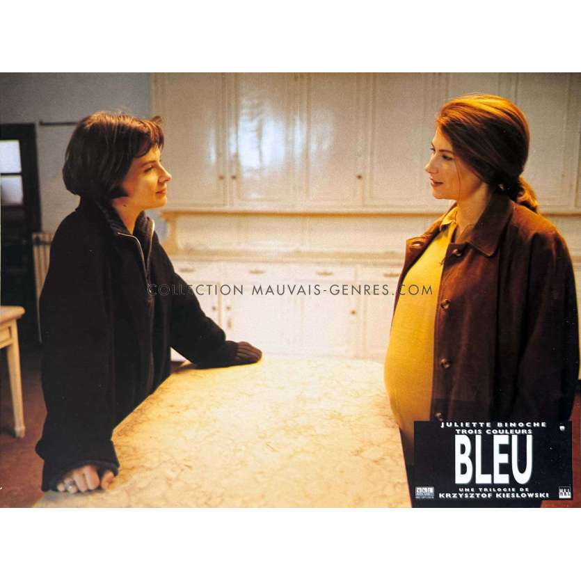 TROIS COULEURS - BLEU Photo de film française N06 - 22x28 cm. - 1993 - Juliette Binoche, Krzysztof Kieslowski