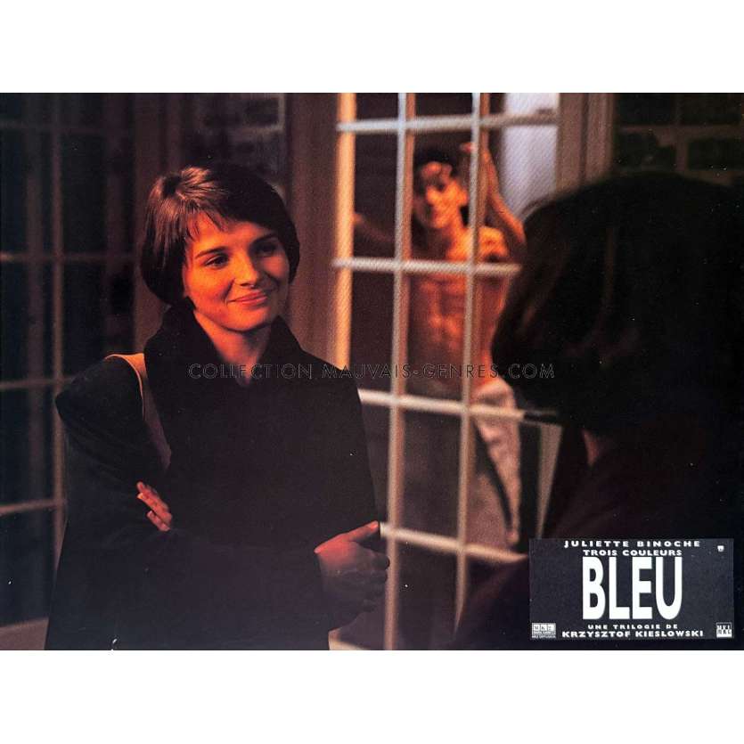 THREE COLORS - BLUE French Lobby Card N07 - 9x12 in. - 1993 - Juliette Binoche, Krzysztof Kieslowski