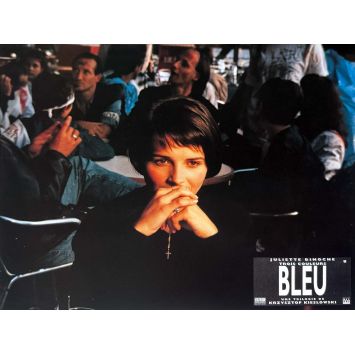 THREE COLORS - BLUE French Lobby Card N08 - 9x12 in. - 1993 - Juliette Binoche, Krzysztof Kieslowski