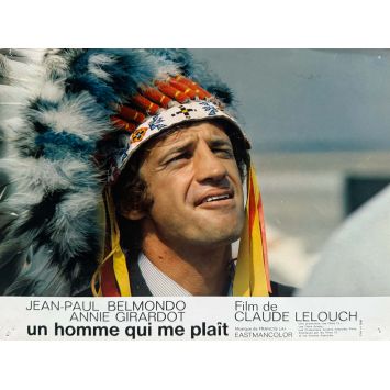 UN HOMME QUI ME PLAIT Photo de film française N01 - 22x28 cm. - 1969 - Jean-Paul Belmondo, Claude Lelouch