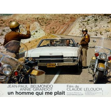 LOVE IS A FUNNY THING French Lobby Card N05 - 9x12 in. - 1969 - Jean-Paul Belmondo, Claude Lelouch