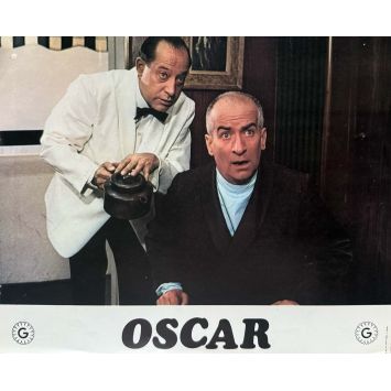 OSCAR French Lobby Card N01 - 9x12 in. - 1967 - Louis de Funès, Edouard Molinaro