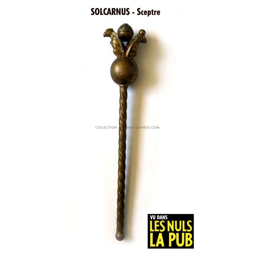 LES NULS - SOLCARNUS Sceptre utilisé dans la fausse pub - 1987 - Alain Chabat