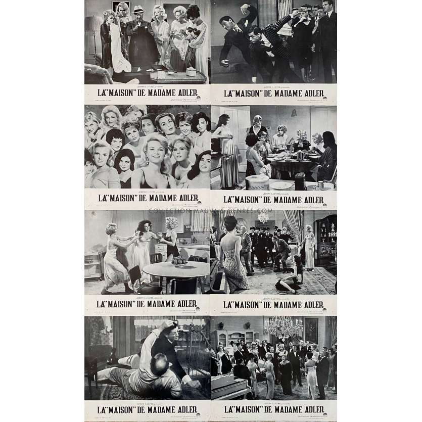 A HOUSE IS NOT A HOME French Lobby Cards- 10x12 in. - 1964 - Shelley Winters, Russell Rouse