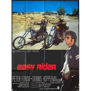 EASY RIDER French Movie Poster- 47x63 in. - 1969/R1970 - Peter Fonda, Dennis Hopper