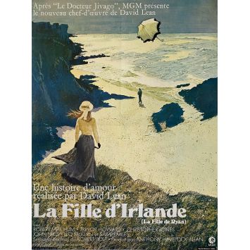 LA FILLE DE RYAN Affiche de cinéma française- 40x54 cm. - 1970 - Robert Mitchum, David Lean
