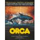ORCA French Movie Poster- 47x63 in. - 1977 - Richard Harris, Michael Anderson