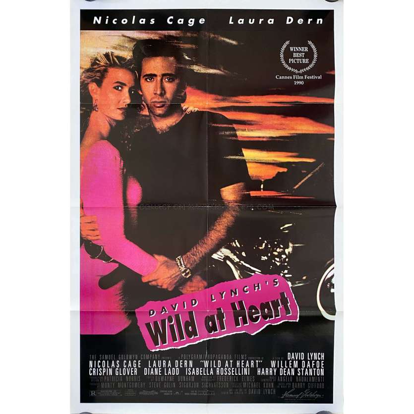 SAILOR ET LULA Affiche de cinéma américaine- 69x102 cm. - 1990 - Nicolas Cage, David Lynch