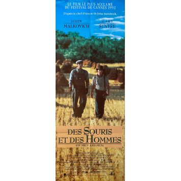 OF MICE AND MEN French Movie Poster- 23x63 in. - 1992 - John Malkovich, Gary Sinise