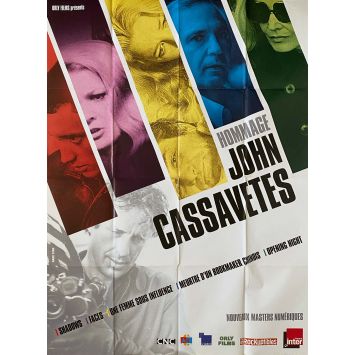 HOMMAGE CASSAVETES Affiche de cinéma française- 120x160 cm. - 2012 - Gena Rowlands, John Cassavetes