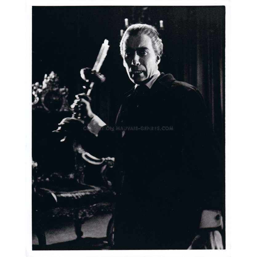 LE CAUCHEMAR DE DRACULA Photo de presse américaine N2 - 20x25 cm. - 1958/R1980 - Peter Cushing, Terence Fisher