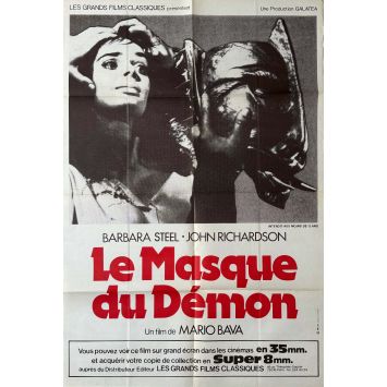 BLACK Sunday French Movie Poster- 32x47 in. - 1960/R1970 - Barbara Steele, Mario Bava