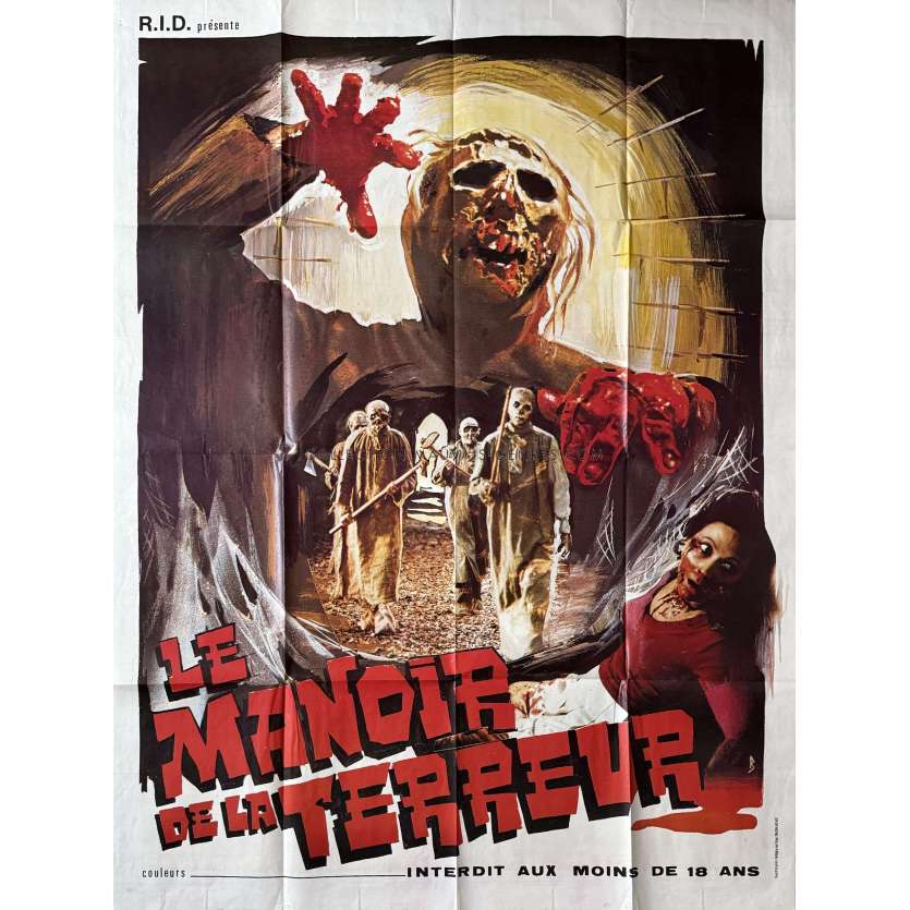 BURIAL GROUND French Movie Poster- 47x63 in. - 1981 - Karin Well, Andrea Bianchi