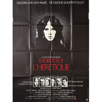 L'EXORCISTE II L'HERETIQUE Affiche de cinéma française- 120x160 cm. - 1977 - Richard Burton, John Boorman