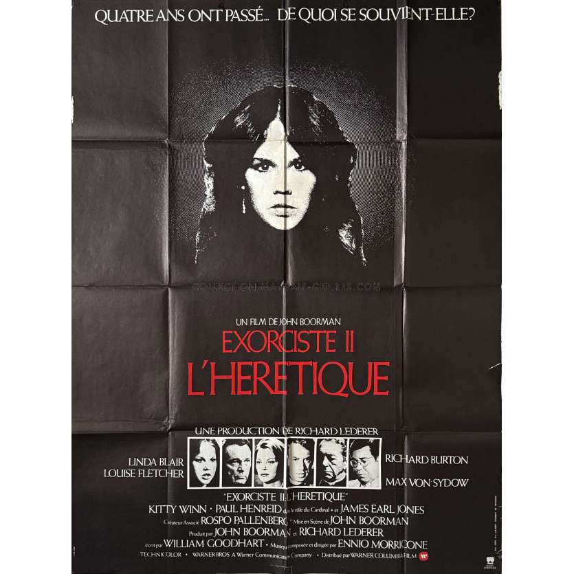 EXORCIST II THE HERETIC French Movie Poster- 47x63 in. - 1977 - Richard Burton, John Boorman