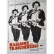 MASSACRE A LA TRONCONNEUSE Affiche de cinéma française- 120x160 cm. - 1974 - Marilyn Burns, Tobe Hooper