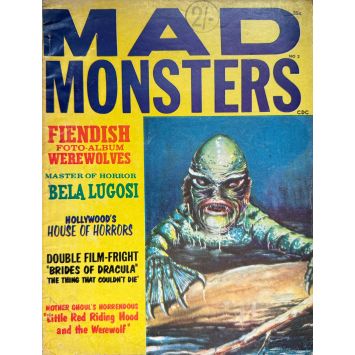 MAD MONSTERS 2 U.S Magazine N2 - 9x12 in. - 1962 - Universal Monsters, Bela Lugosi