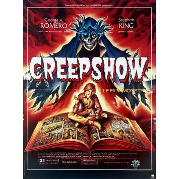 CREEPSHOW Affiche de film 1ère sortie ORIGINALE- 40x54 cm. - 1982 - Melki, Romero