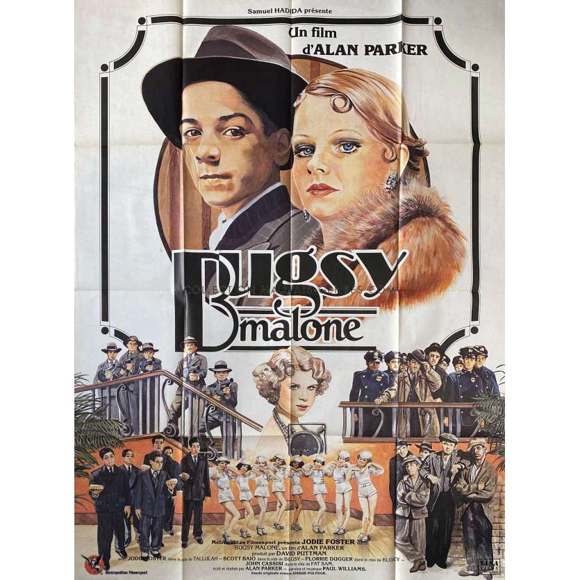 BUGSY MALONE French Movie Poster- 47x63 in. - 1976 - Jodie Foster, Alan Parker