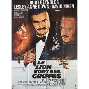 LE LION SORT SES GRIFFES Affiche de cinéma française- 120x160 cm. - 1980 - Burt Reynolds, Don Siegel