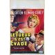 LE TUEUR S'EST EVADE Affiche de cinéma belge- 35x55 cm. - 1956 - Joseph Cotten, Budd Boetticher