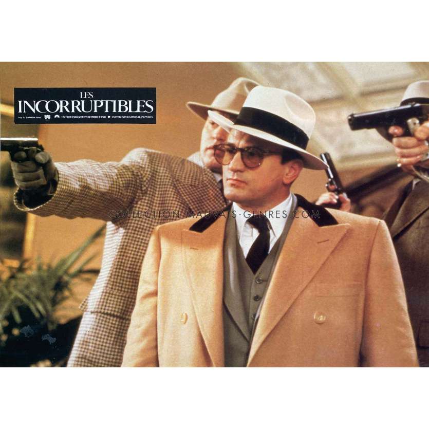 LES INCORRUPTIBLES Photo de film française N01 - 22x28 cm. - 1987 - Robert de Niro, Brian de Palma