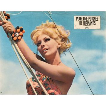 POUR UNE POIGNEE DE DIAMANTS Photo de film française N01 - 24x30 cm. - 1968 - Mara Maryl, Ernesto Gastaldi
