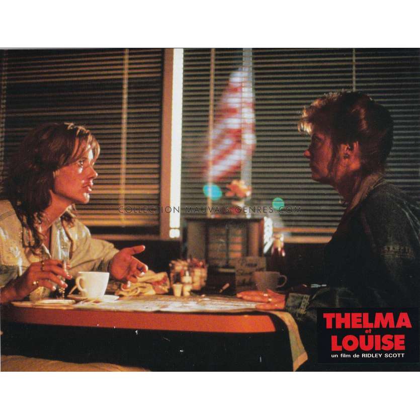 THELMA AND LOUISE French Lobby Card N02 - 9x12 in. - 1991 - Geena Davis, Ridley Scott