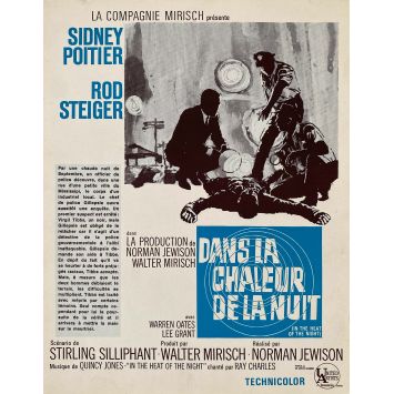 DANS LA CHALEUR DE LA NUIT Synopsis français 1p - 21x30 cm. - 1967 - Sidney Poitier, Norman Jewison