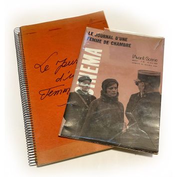 LE JOURNAL D'UNE FEMME DE CHAMBRE Scénario français 131p - 21x30 cm. - 1964 - Jeanne Moreau, Luis Buñuel