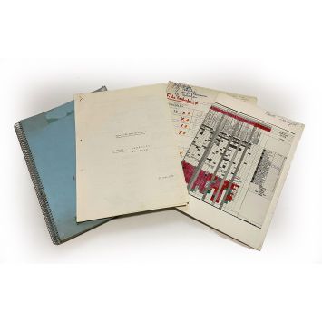 LES FOUS DU STADE Scénario français- 21x30 cm. - 1972 - Gérard Rinaldi, Claude Zidi