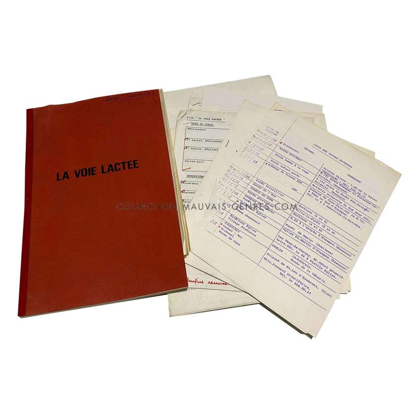 THE MILKY WAY French Movie Script 114p - 9x12 in. - 1969 - Paul Frankeur, Luis Buñuel