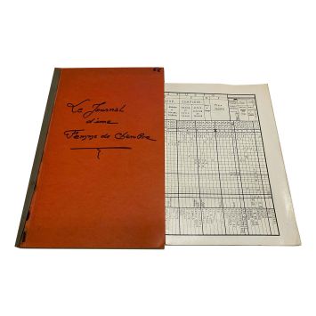 LE JOURNAL D'UNE FEMME DE CHAMBRE French Movie Script 131p - 9x12 in. - 1964 - Jeanne Moreau, Luis Buñuel