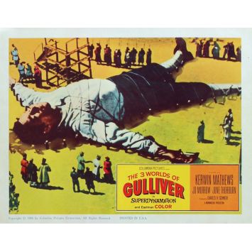 LES VOYAGES DE GULLIVER Photo de film N6 28x36 - 1960 - Kerwin Mathews, Ray Harryhausen