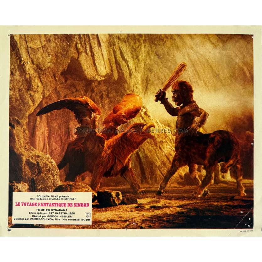 THE GOLDEN VOYAGE OF SINBAD Lobby Card N01 - 10x12 in. - 1973 - Caroline Munro, Ray Harryhausen