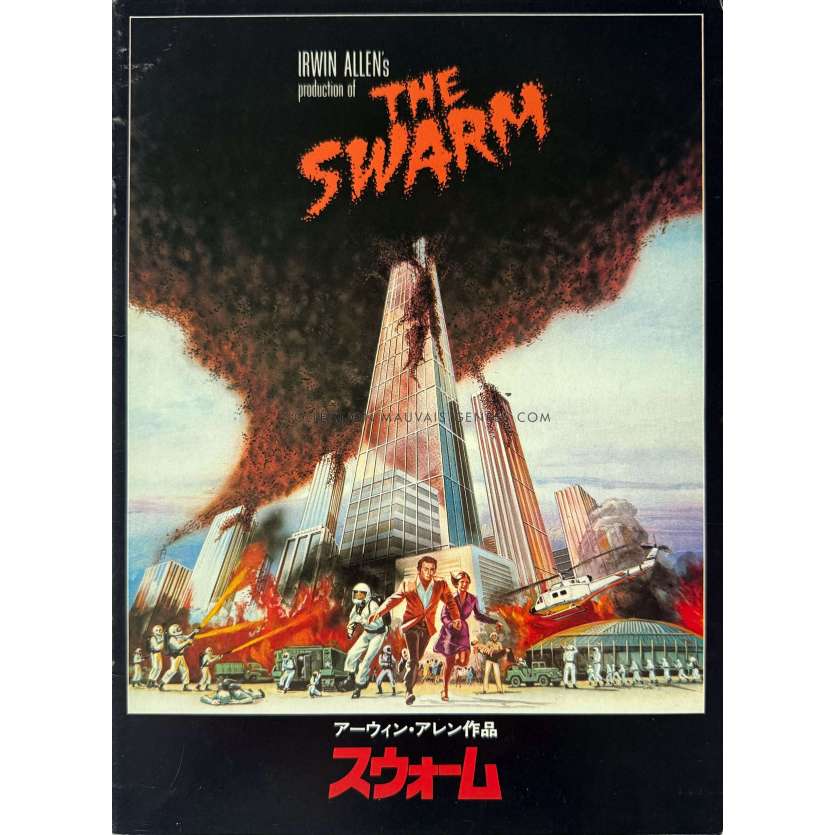 THE SWARM Program 16p - 9x12 in. - 1978 - Michael Caine, Irwin Allen