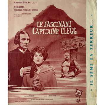 LE FASCINANT CAPITAINE CLEGG Synopsis 4p - 21x30 cm. - 1962 - Peter Cushing, Peter Graham Scott