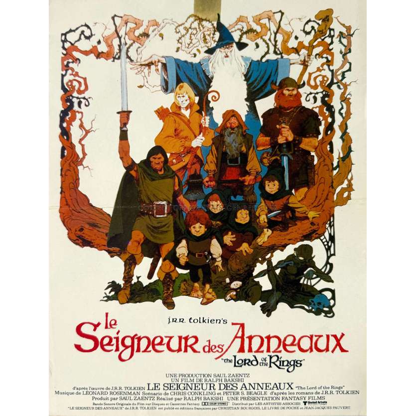 THE LORD OF THE RINGS (1978) Herald/Trade Ad- 10x12 in. - 1978 - John Hurt, Ralph Bakshi