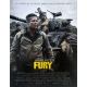 FURY Affiche de cinéma- 40x54 cm. - 2014 - Brad Pitt, David Ayer