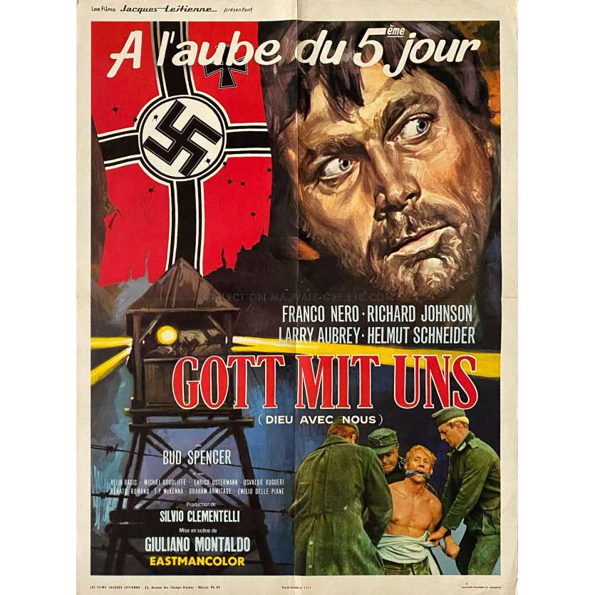 THE FIFTH DAY OF PEACE Movie Poster- 23x32 in. - 1970 - Bud Spencer, Giuliano Montaldo