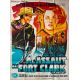 A L'ASSAUT DE FORT CLARK Affiche de cinéma- 120x160 cm. - 1953 - Jeff Chandler, George Sherman