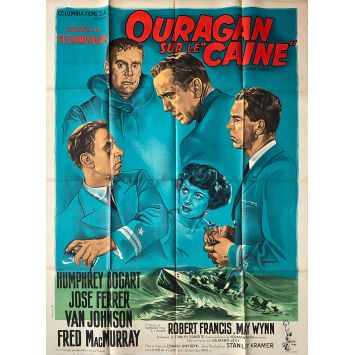 THE CAINE MUTINY Movie Poster- 47x63 in. - 1954 - Humphrey Bogart, Edward Dmytryk