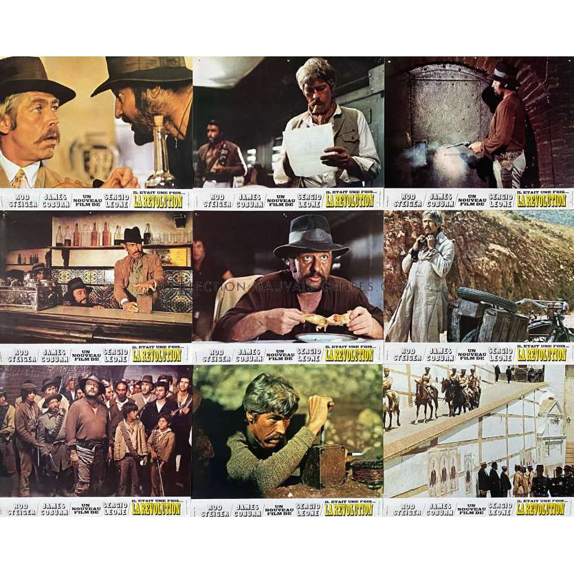 IL ETAIT UNE FOIS LA REVOLUTION Photos de film Jeu B - x9 - 22x28 cm. - 1971 - James Coburn, Sergio Leone