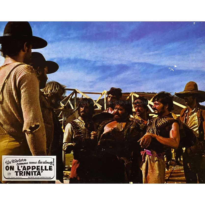THEY CALL ME TRINITY Lobby Card N03 - 9x12 in. - 1970 - Terence Hill, Enzo Barboni