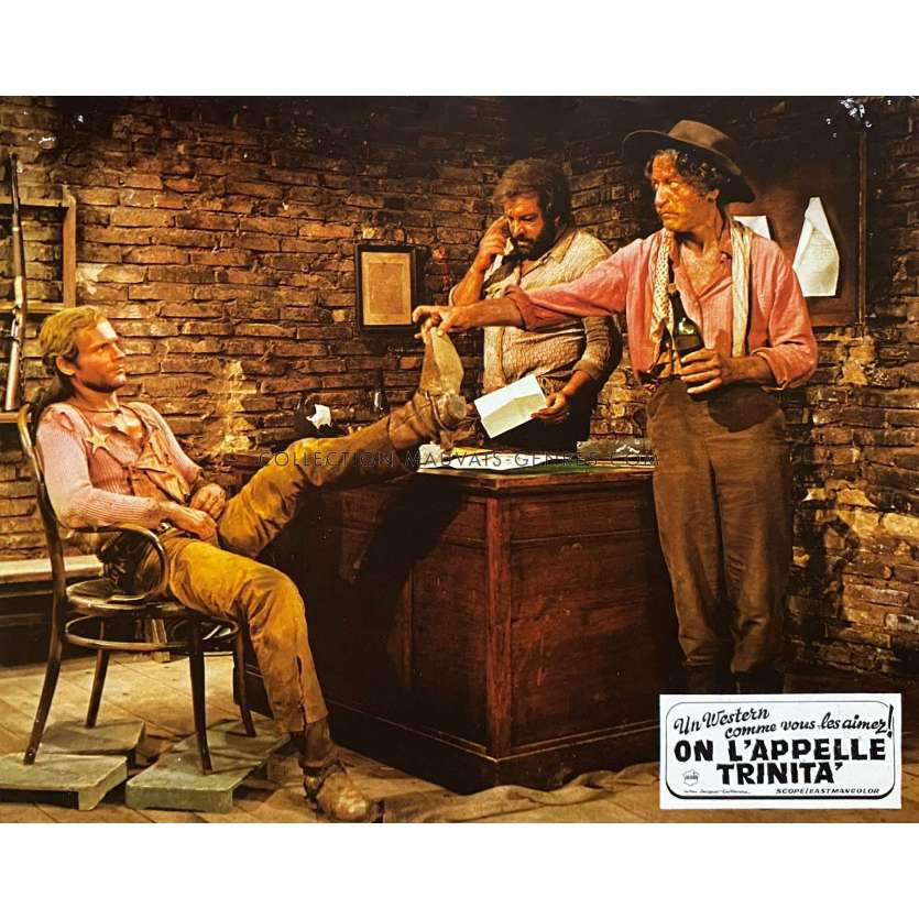 ON L'APPELLE TRINITA Photo de film N10 - 22x28 cm. - 1970 - Terence Hill, Enzo Barboni