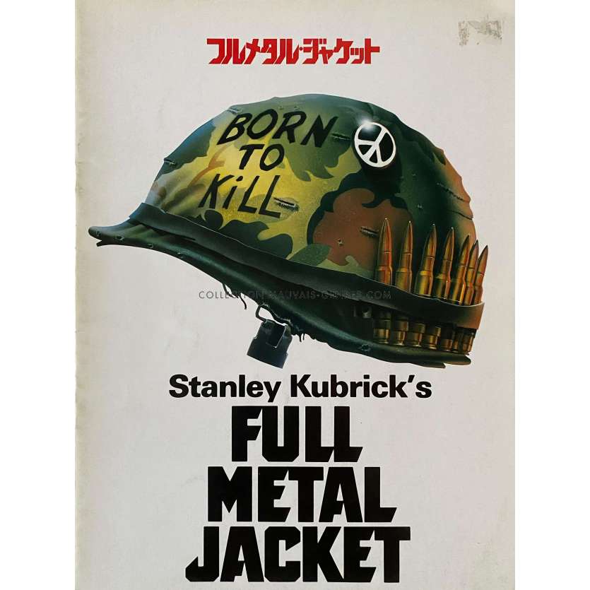 FULL METAL JACKET Program 28p - 9x12 in. - 1989 - Matthew Modine, Stanley Kubrick