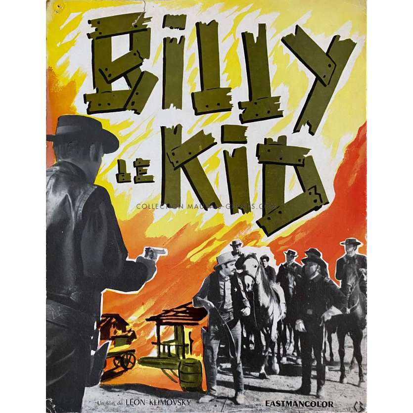 BILLY LE KID Synopsis 6p - 24x30 cm. - 1964 - Jorge Martín, Leon Klimovsky
