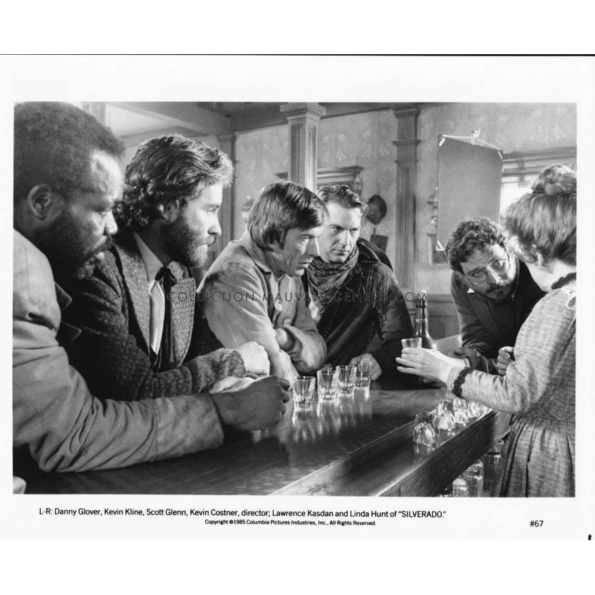 SILVERADO Photo de presse N67 - 20x25 cm. - 1985 - Kevin Costner, Lawrence Kasdan
